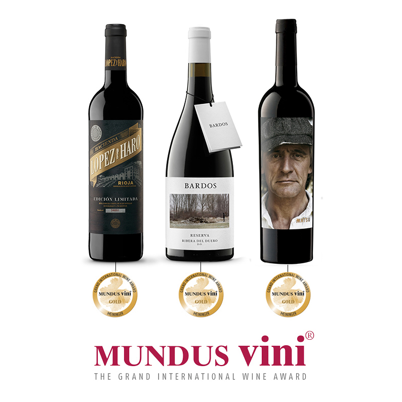 Triple Medalla de Oro en Mundus Vini