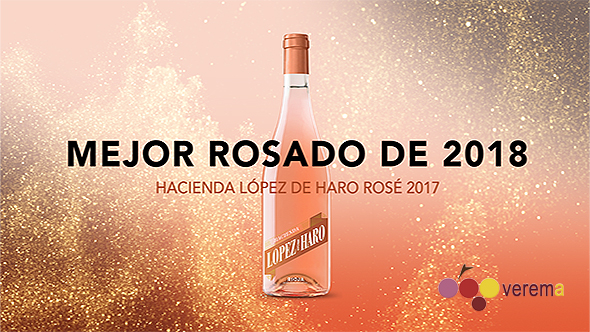 Hacienda López de Haro Rosé, voted Best Spanish Rosé Wine in the Verema Awards