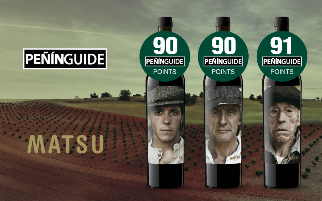 The three wines from Bodega Matsu achieve 90 or more points in the Peñín Guide