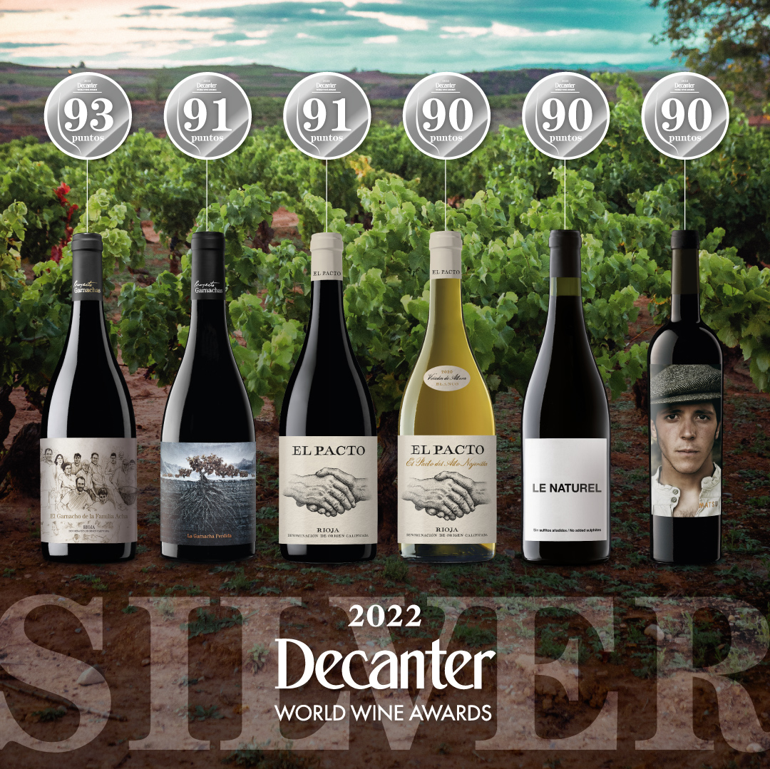 Nuestros vinos arrasan en los Decanter World Wine Awards con 6 medallas