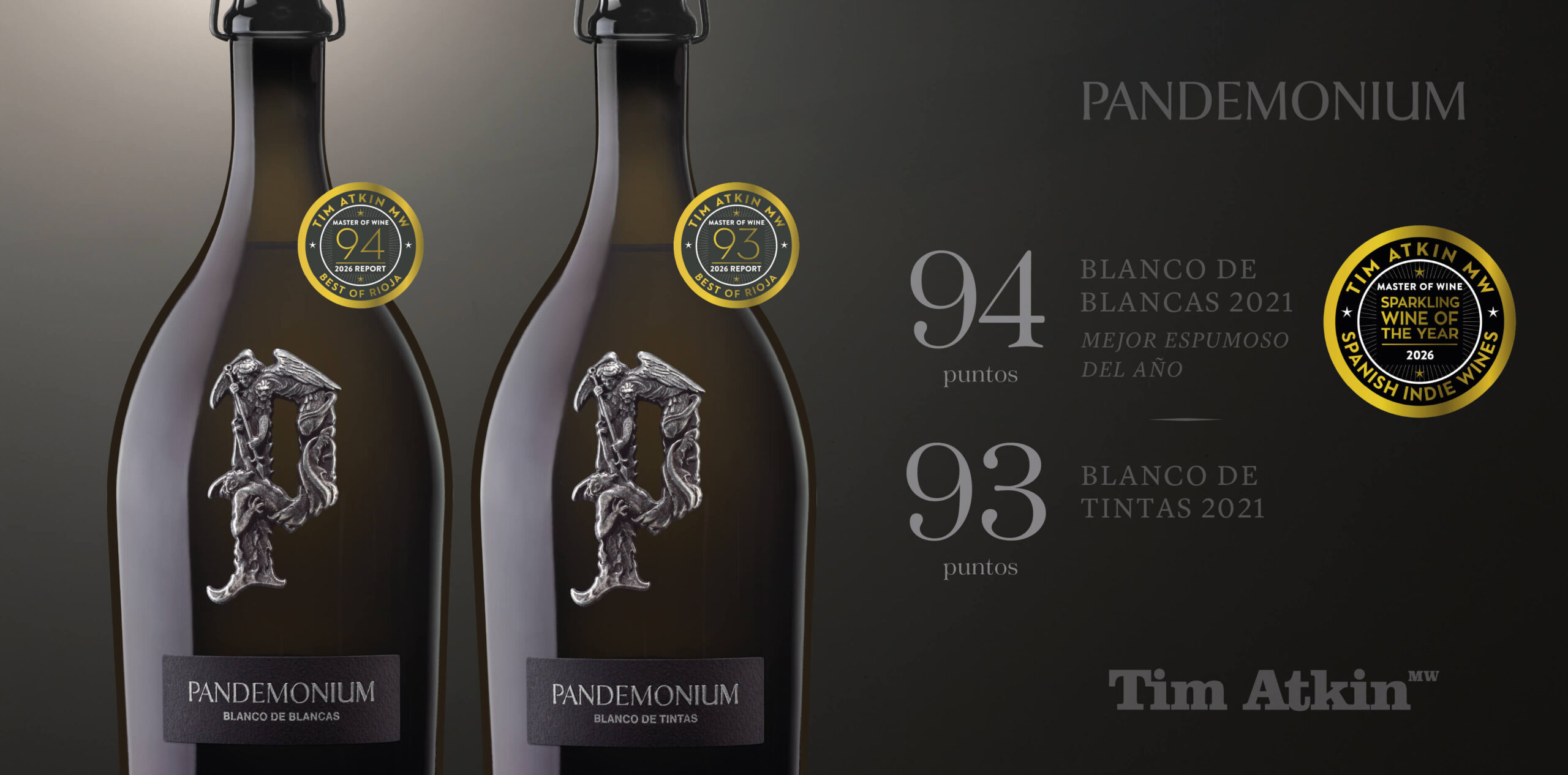 Podium para Pandemonium en el Rioja Report 2026 de Tim Atkin
